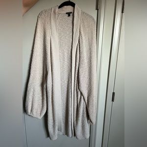Express oversized Balloon sleeve cardigan size L